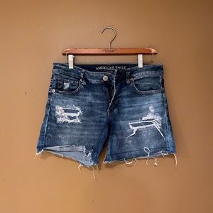 American Eagle Outfitters - Midi Jean Shorts